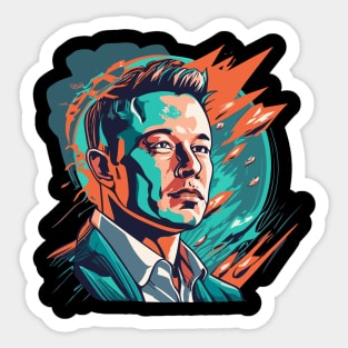 Elon Musk Sticker